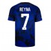 Verenigde Staten Giovanni Reyna #7 Voetbalkleding Uitshirt WK 2022 Korte Mouwen